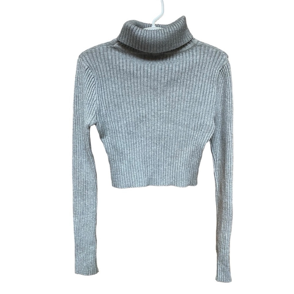 Love Tree Cropped Turtleneck I Size: M